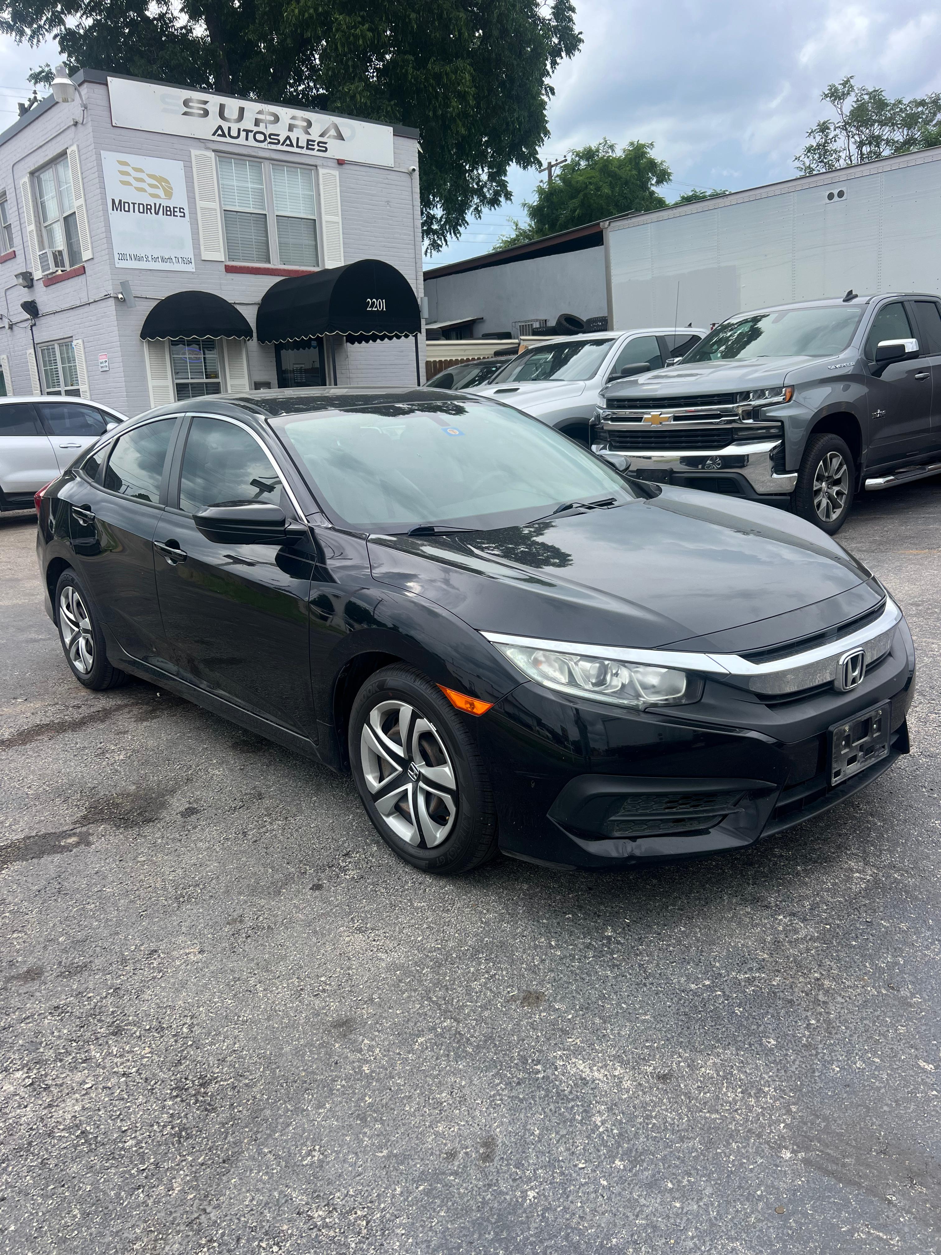 2016 Honda Civic LX Sedan for sale in Fort Worth, TX — photo 2